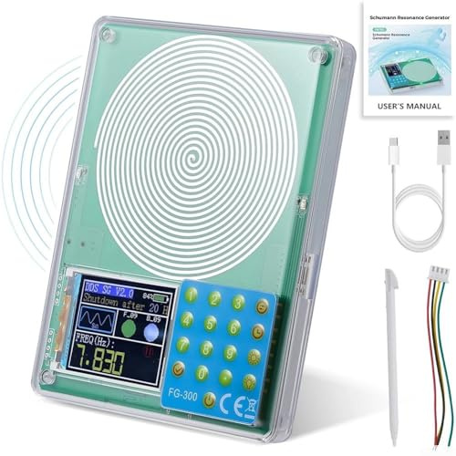 Generatore di segnale di frequenza regolabile da 0,01 Hz a 200000 Hz con forme d'onda multiple tra cui onde sinusoidali e quadrate per applicazioni di risonanza Schumann,