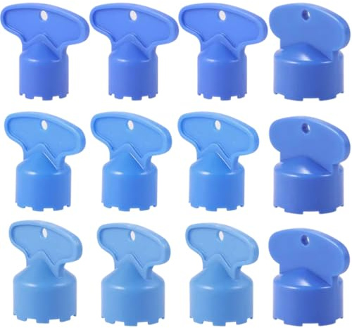 UIEXEA Lot de 12 Clés de Robinet pour Aérateur de Robinet, Outils de Clé Aérateurs de Robinet Cache Clés Cache-Clé Aérateur Mousseur