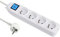 Electraline Basic 32004 Bloc Multiprises 4 Prises + Interrupteur Longueur 1,5 m Section 3G1 mm² Blanc
