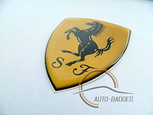 auto-badges Ferrari-Schild-Plakette, Auto-Emblem, klassischer Vintage-Stil