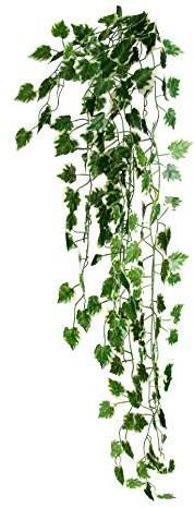 Best Artificial 100cm Trailing Ivy Garland Hanging Vine String Plant (Variegated Grape - TI01)