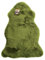 Reissner Lammfelle Schaffell Finn Naturform hoch-/langfloriger Teppich Couchauflage Bettvorleger (95cm auf der Lederseite entspricht ca. 115cm diagonal Fellseite) grün 95cm
