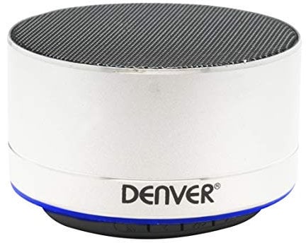 Denver Electronics BTS-32 Bluetooth Lautsprecher, Silber