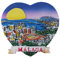 Kühlschrankmagnet Malaga, Spanien, Souvenir, Souvenir, Magnetaufkleber, Dekoration für Zuhause und Küche, Malaga, Spanien, Kühlschrankmagnet