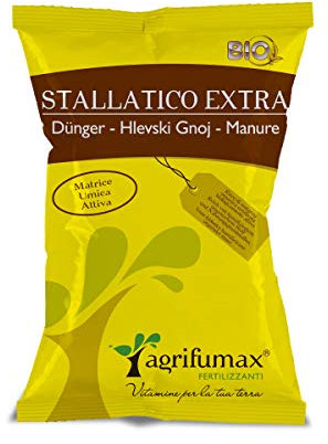 Agrifumax Stallatico Extra Letame stagionato Ricco di acidi umici BIO 25 kg