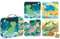 Janod - Erweiterbares Kinderpuzzle 6-16 Teile - Die Dinosaurier - Lernspiel ab 3 Jahren, J02657