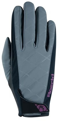 Roeckl Sports Reithandschuh WATTENS, Outdoor Winter Handschuh, Dunkelgrau 7.5