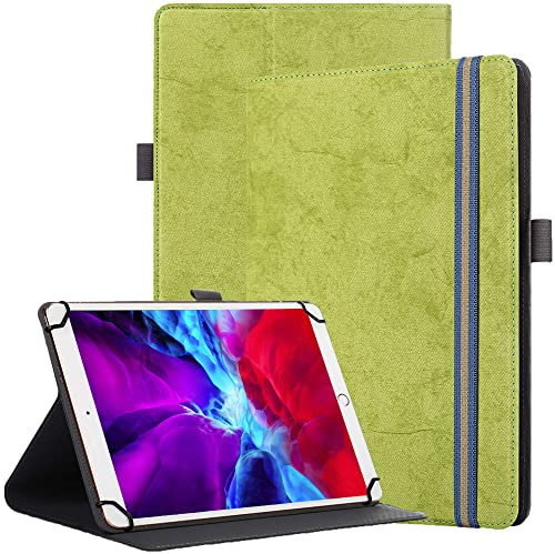SINSO Universal Stand Folio Case Cover for All 9-11 Tablets (Samsung Galaxy Tab A9+ Tablet 11”,iPad 9.7/10.2,iPad 10.9 2022,iPad (A16) 11th(2025),Lenovo Tab M10,M11,Fire HD 10/Fire max 11), Green