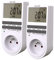 Awootsv Prise Programmable Digitale avec Compte à rebours Minuterie Numérique Journalier/Hebdomadaire Programmateur Prise Electrique avec Ecran LCD et Mode Aléatoire Antivol (2 Pack)