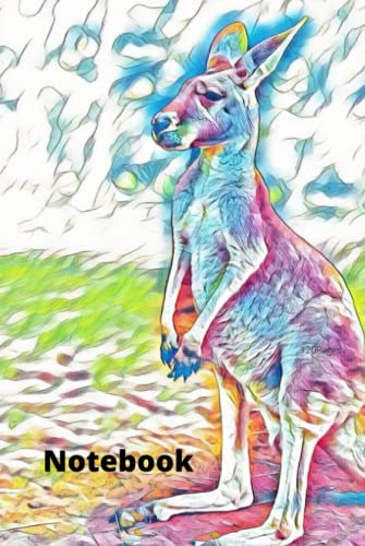 Kangaroo Notebook: Composition Notebook 6x9 in 120 Pages For kangaroo lovers
