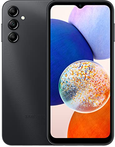 Samsung Galaxy A14 5G A Series Cell Phone, Factory Unlocked Android Smartphone, 64GB w/Expandable Storage, Long Battery Life, 13MP Camera, 6.6 Infinite Display Screen, US Version, 2023, Black
