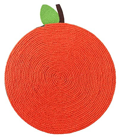 Luckxing Rascador para Gatos,Rascador para Gatos Naranja | Rascador de cartón para Gatos y Gatitos, sisal Natural, Duradero y de Larga duración