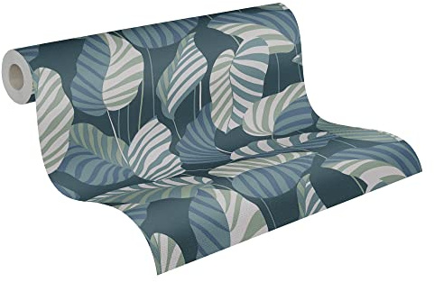 A.S. Création Antigua 390944 Non-Woven Plant Wallpaper 10.05 m x 0.53 m Made in Germany