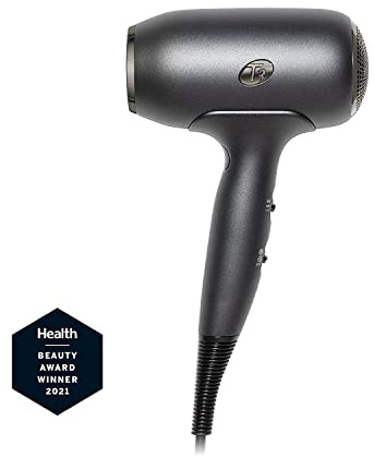 T3 Fit Kompakter professioneller Haartrockner mit Ionentechnologie, schnell trocknend, leicht und ergonomisch, glättet Frizz, mehrere Temperatur- und Geschwindigkeitskombinationen