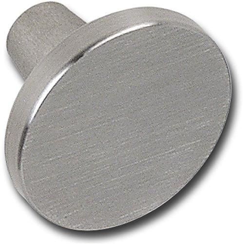 ACCURIDE MK.18025.20 25 mm, Technik-Team Möbelknopf Epona Knopf rund ø, Tiefe 20 mm, Edelstahl gebürstet, Silber