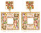 JUZICHEN Bunte Ohrringe Groß - Statement Glitzer Ohrringe Bunt Hängend, Modeschmuck (Stil B)
