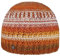 LIERYS Farsund Strickmütze - Beanie mit Schurwolle & Alpaka - Mehrfarbige Mütze - Herbst/Winter - Warme Wintermütze - Für Damen - Made in Germany orange One Size
