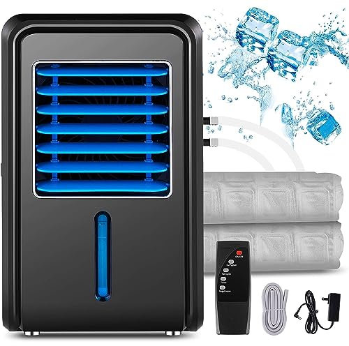 Gvqng Cooling Mattress Pad, 2023 Upgraded Water Chiller Bed, Bed Cooling System, 100% Cotton Cooling Mattress Topper, Water Bed Cooler Ideal for Hot Sleepers, Ice Blanket