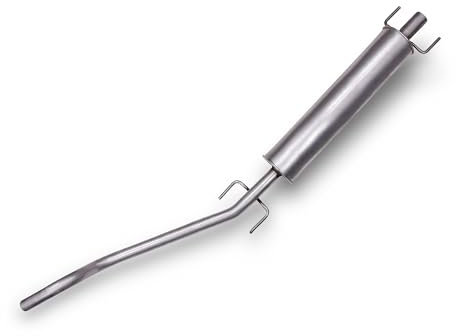 BESTPRICE 1x Mittelschalldämpfer Kompatibel mit OPEL ASTRA G (T98) (F35) (F70), ASTRA H (A04)
