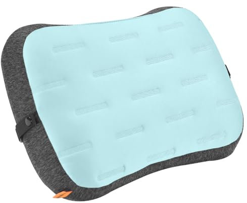 TREKOLOGY Aufblasbares Strand Kissen - Reisekopfkissen Luftkissen für Sonnenliegen Strandkissen - Erwachsene Poolkissen Strand-Essentials für Ultimative Entspannung (BLAU)