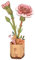 Rolife 3D Puzzle en Bois Bouquet de Fleurs en Bois Artisanat Modèle pour Adulte Fleur Eternelle Cadeau Romantique pour Femme Noël/Anniversaire/Saint Valentin/Fête des Mères (Œillet Rose)