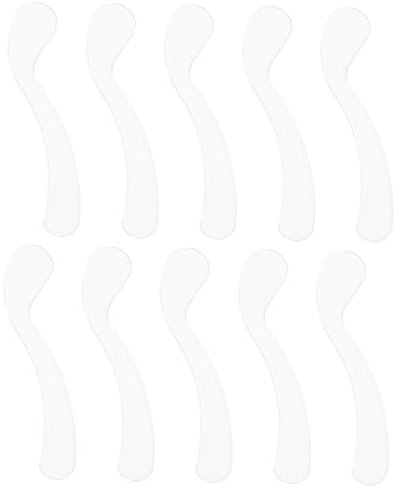 FRCOLOR 10pcs Facial Skin Care Spatulas Makeup Cream Applicator Tiny Lotion Spatula for Skincare Routine Face Use