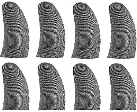 Koanhinn Finger HüLsen für das Spielen Von Handy Spielen Kontaktbildschirm Fingerbett Glatt DüNn Anti-Schweiß für Handy Spiele (8 StüCk)