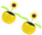 JOINPAYA Solarbetriebene Schaukel Sonnenblume für Auto Armaturenbrett Dekorative Ornament Eco-