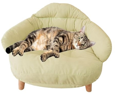 Mxshc Katzen-Couch-Bett, rutschfestes Hundebett mit Beinen, Hundesofa, Couch, Mehrzweck-Haustier-Couch-Stuhl, Katzennest, Bett für Wohnzimmer, Schlafzimmer