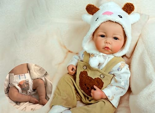 Anano Hyperrealistische Reborn Baby Vollsilikon Lebensecht Babypuppen Wie Echt Avatar Silikonpuppe Mit Leuchtender Haut in Verschiedenen Größen Und Modellen (12-LLU-SILIKON-MÄDCHEN-ROSA)