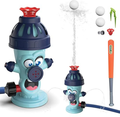 Water Sprinkler Baseball Toy – Outdoor Splash Training Game | Cool Water Play Toy For Yard And Garden | Interactive Sports Sprinkler For Kids Lawn Park Fun | Summer Activity Toy, Playground Spray Gear
