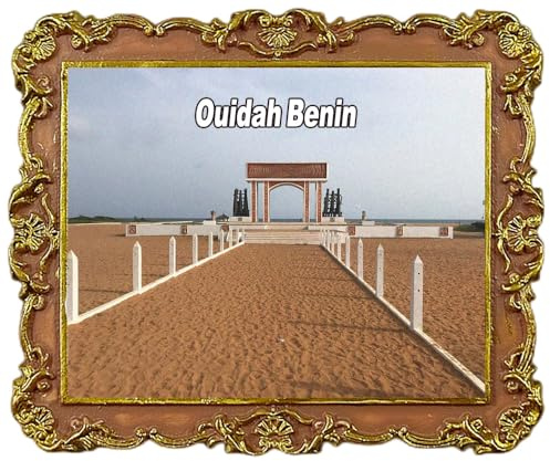 Ouidah Benin Tourist Souvenir Kühlschrankmagnet Stadt Sehenswürdigkeiten Kühlschrank Dekorativer Magnet
