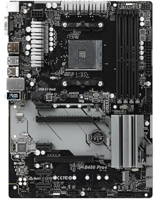 scheda madre Scheda madre Fit For ASRock B450 B450M Pro4 AM4 DDR4 128 GB M.2 ATX supporta CPU 5600 5700 1600 4700G 4300 3900 5500