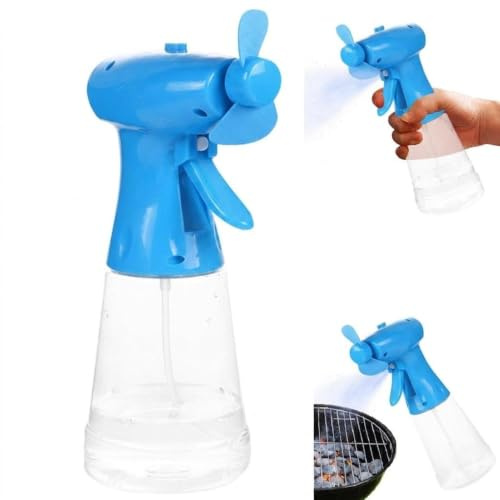 Vcysouticy Fan Spray Bottle,Fan with Water Spray,fan with water mist spray Mister For Home,Fan with Water Mist Spray Travel and Outdoor exercise