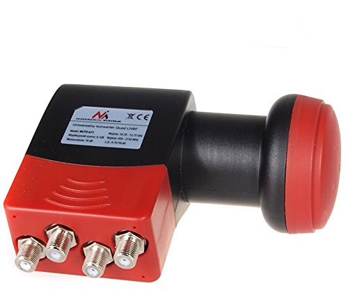 Maclean MCTV-671 Convertitore Satelitare Quad High Gain Rafforzato LNB