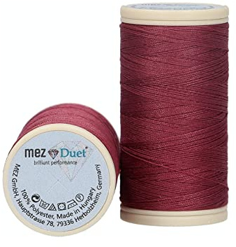 MEZ Nähgarne, 100% Polyester, 7568, Stärke 100, 100m, 9