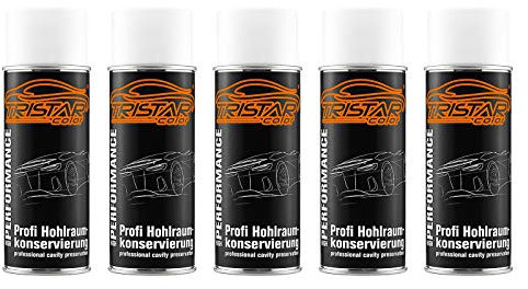 5 x Hohlraumversiegelung Hohlraumkonservierung Spraydose transparent 400 ml
