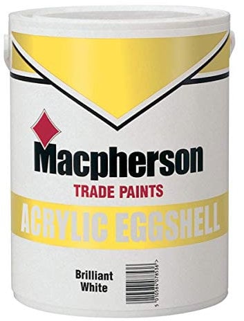 Macpherson 5 Litre Acrylic Eggshell Brilliant White