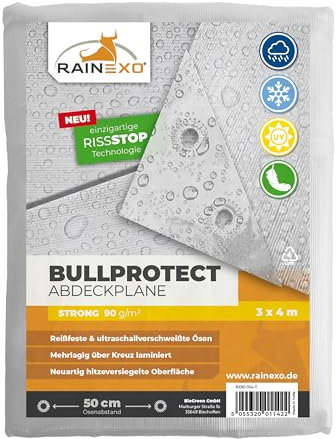 Rainexo RX90-3x4-TStrong 90 Tarpaulin, Transparent