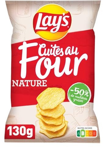 Lay's Chips cuites au four nature - Le paquet de 130g
