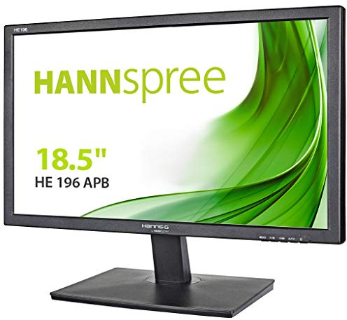 HANNspree HE196APB 18.5-Inch Diagonal LED Monitor 1366 x 768 16:9 VGA speaker VESA, Black