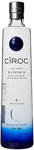 Ciroc Snap Frost Vodka | 40% vol | 70cl | Premium Vodka Made from French Grapes | Fresh Citrus Taste | Distilled 5 Times | Cold Fermentation | Sipping Vodka 70cl