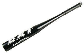 mixed24 Aluminium Baseballschläger 34 Zoll ca. 86cm mit rutschfestem Griff 5 (Schwarz)