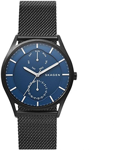 SKAGEN Herren Multi Zifferblatt Quarz Uhr mit Edelstahl Armband SKW6450