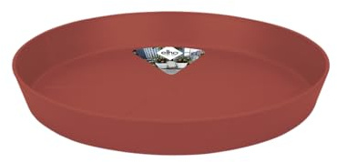 Elho Loft Urban Untersetzer Rund 24 - Brique - Draußen - Ø 24.5 x H 3.3 cm