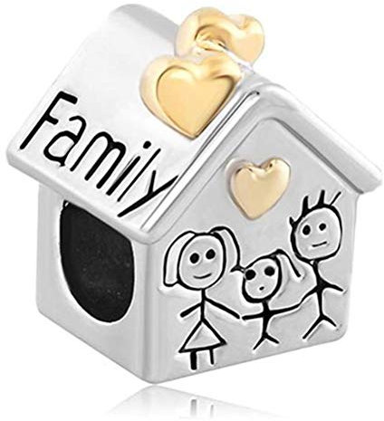 Kojoon Perline familiari per Bracciale Charm Fit Charms Pandora DIY