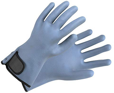 Rostaing H-IT08 - Guantes de jardinería para muñecas (gran longitud, nitrilo, talla 08, color rosa y 8)