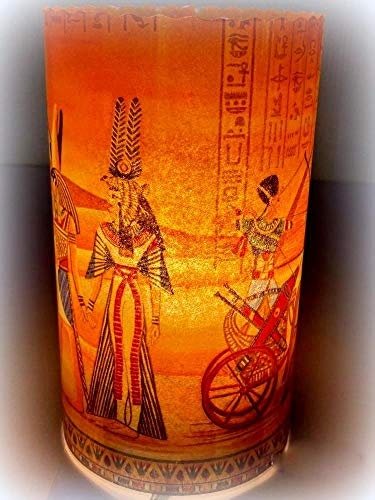 Portacandela antivento, decorazione da tavolo Egitto, piramidi