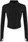 Lviefent Leichte Damen-Trainingsjacke mit durchgehendem Reißverschluss, schmale Passform, Yoga, Sportbekleidung mit Daumenlöchern, Schwarz, Medium