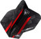 WINMAU Prism Alpha Black & Red Hexagon Extra Thick Dart Flights - 1 Satz pro Packung (Insgesamt 3 Flüge)